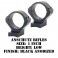 Talley Lightweight Ring/Base Anschutz 1 Inch Low Black 930754