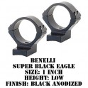 Talley Lightweight Ring/Base Benelli Super Black Eagle 1 Inch Low Black 930703