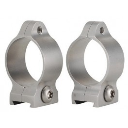Talley Scope Rings Fixed 1 Inch Medium Stainless SS100004