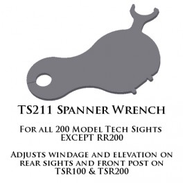 Tech Sights Spanner Wrench for 200 Series Sights TS211