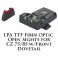LPA TTF Adjustable CZ 75/80 Fiber Optic Sight TTF86CZ