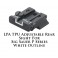 LPA TPU Adjustable Rear Sight for Sig Sauer P Series White Outline TPU25SS-18