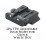 LPA TPU Adjustable Rear Sight for Glock White Dot TPU32GL-30