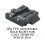 LPA TPU Adjustable Rear Sight for Colt  70, 80, and 90 White Dot TPU40MK-30