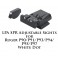 LPA SPR Adjustable Sights for Ruger P90-P97 White Dot SPR91RU-30