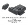 LPA SPR Adjustable Sights for Ruger P85/P89 Black SPR85RU-07