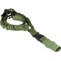 AIM Sports One Point Bungee Rifle Sling Green AOPS01G