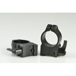 Warne Maxima Scope Rings for CZ 527 1 Inch High Quick Detach Matte 2B1LM