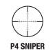 AIM Sports 3-9x40 Rifle Scope P4 Sniper JLB3940G