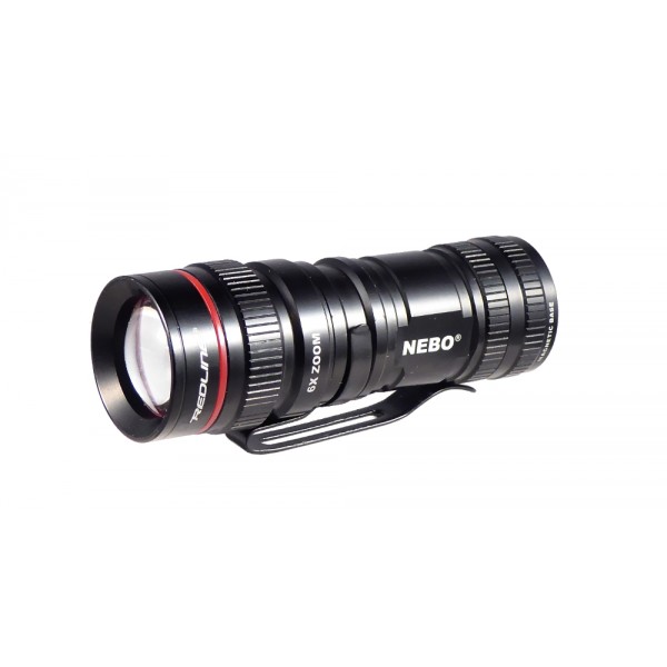 clip 6x zoom NEBO 6272 Micro Redline OC 360 lux pocket handheld flashlight 