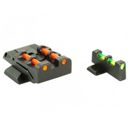 HIVIZ Interchangeable Front and Rear Sights for S&W M&P SWMPE21