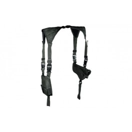 UTG Law Enforcement Horizontal Shoulder Holster Black PVC-H170B
