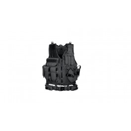 UTG 547 Law Enforcement Tactical Vest Right Handed Black PVC-V547BT