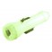 Fulton Heavy Duty Glow in the Dark Flashlight with Magnet and LED Bulb 939NRG-LED