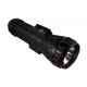 Fulton Heavy Duty Flashlight 2D Cell with Fixed Magnet Black 302
