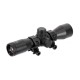 AIM Sports 4x32 Rifle Scope With Rings - Rangefinding Reticle JTR432B