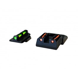 HIVIZ Interchangeable Front and Rear Sights for Ruger Security 9 RGS9LW21